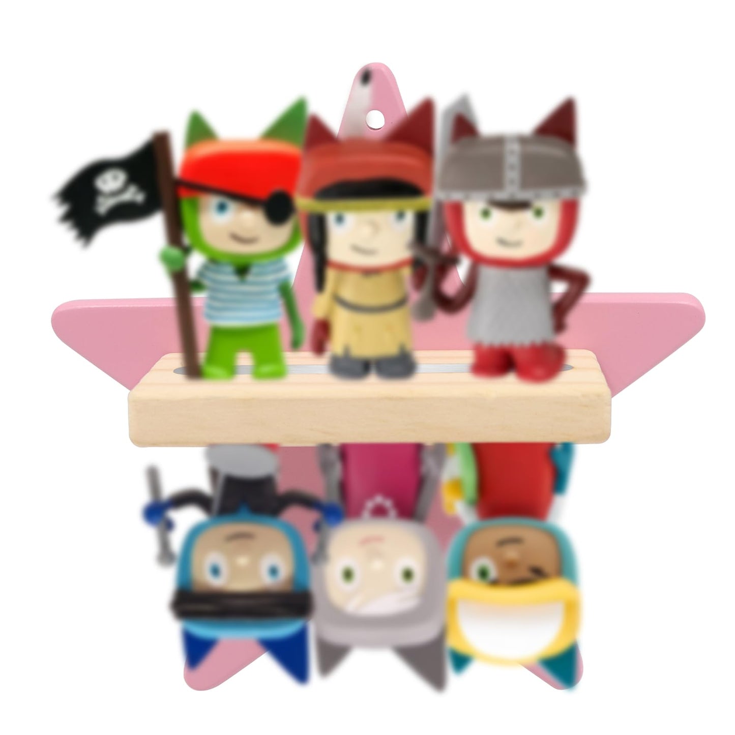 Stern Magnetisches Präsentationsregal Kompatibel mit Tonies – Wandmontage, Passend für Audio Player Starter-Set