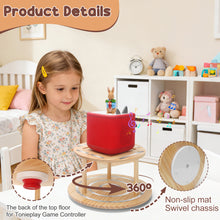 Kompatibel mit Tonies 360° drehbares Ausstellungsregal – 2-stöckig, fasst 20–30 Figuren