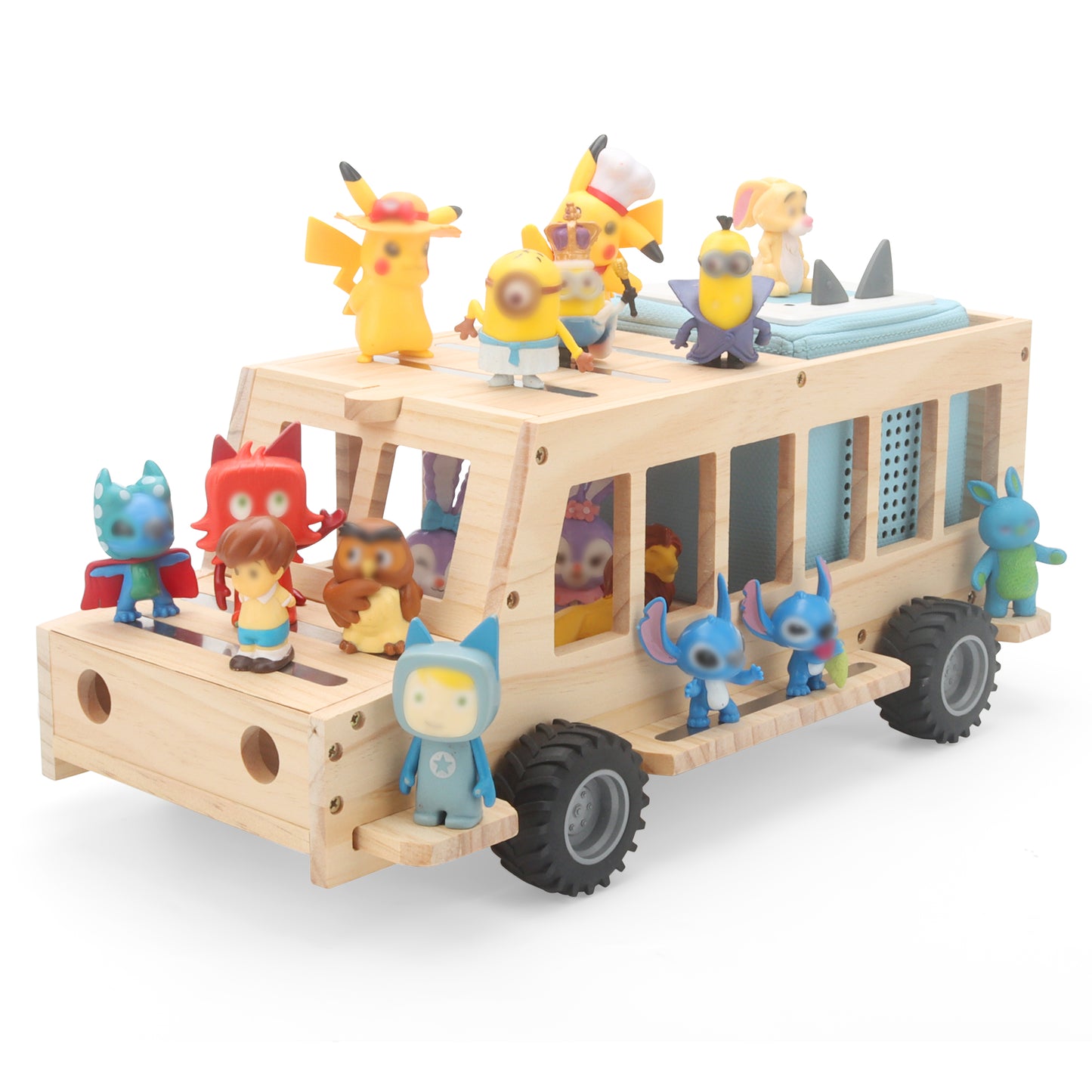 Compatible with Tonies Magnetic Wooden Display Shelf