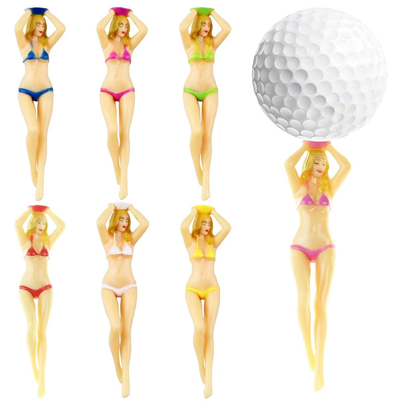 (🎁Last Day 49% OFF)6PCS Funny Golf Tees, Mixed color