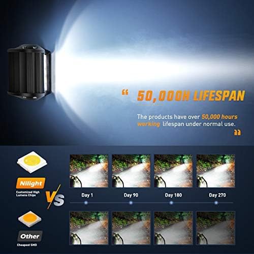 (🎁Last Day 49% OFF)2pcs 4 Inch 60W LED Pods with Tow Hitch Mounting Brackets