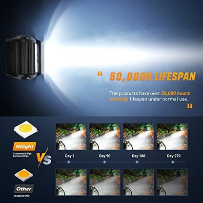 (🎁Last Day 49% OFF)2pcs 4 Inch 60W LED Pods with Tow Hitch Mounting Brackets