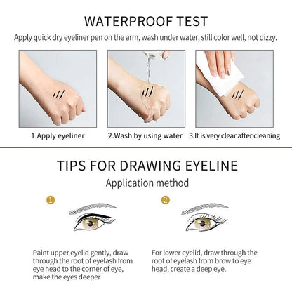 (🎁Last Day 49% OFF)14-Pack Eyeliner Pencil Waterproof Colored Gel Liners with Metallic & Shimmer Finishes Smudge-Proof