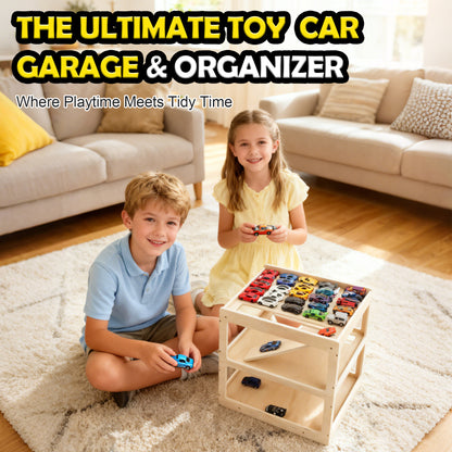 Vitrine für Hot Wheels – Parkhaus-Diorama für Modellautos im Maßstab 1:64