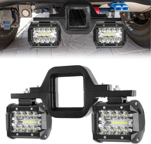 (🎁Last Day 49% OFF)2pcs 4 Inch 60W LED Pods with Tow Hitch Mounting Brackets