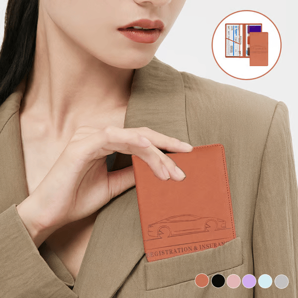 (🎁Last Day 49% OFF)✨Car Registration & Insurance Card Holder