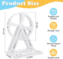 Kompatibel mit Tonies 360° drehbares Riesenrad Regal – Platz für 50–70 Figuren