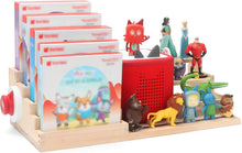 Kompatibel mit Tonies Holz-Organizer – Für 5 Spielepakete (3 große + 2 kleine) + Gamecontroller-Halterung