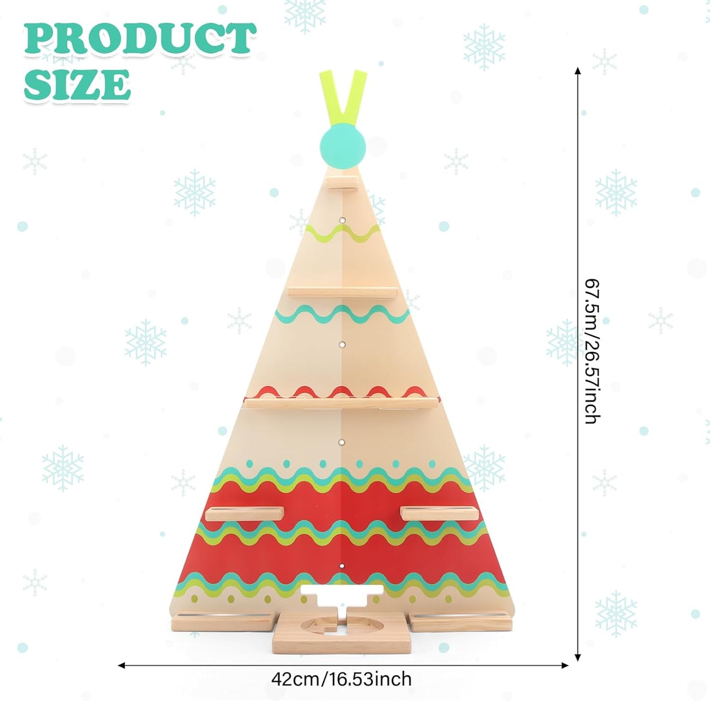 Kompatibel mit Tonies Holzregal Zelt – Wandmontage, hält 30–40 Figuren