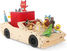 Kompatibel mit Tonies Holz-Magnet-Sportwagen-Regal – Aufbewahrungs- & Spielanhänger