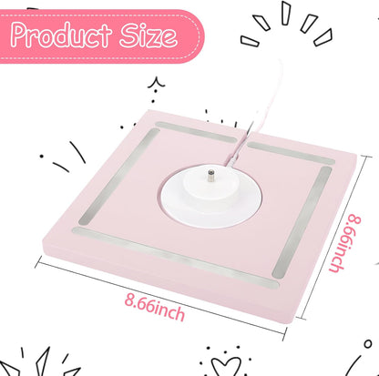 Magnetisches Regal kompatibel mit Tonies – Rosa | Hält 10–30 Figuren, passend für Audio Player 1 & 2