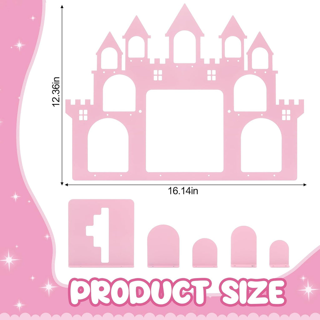 for Toniebox 2/1 Tonie Shelf Wall Mounted Set,Tonies Figures Tonies Storage,Magnetic Floating Shelves Compatible with Tonie Box Player Character for Kids Room Castle