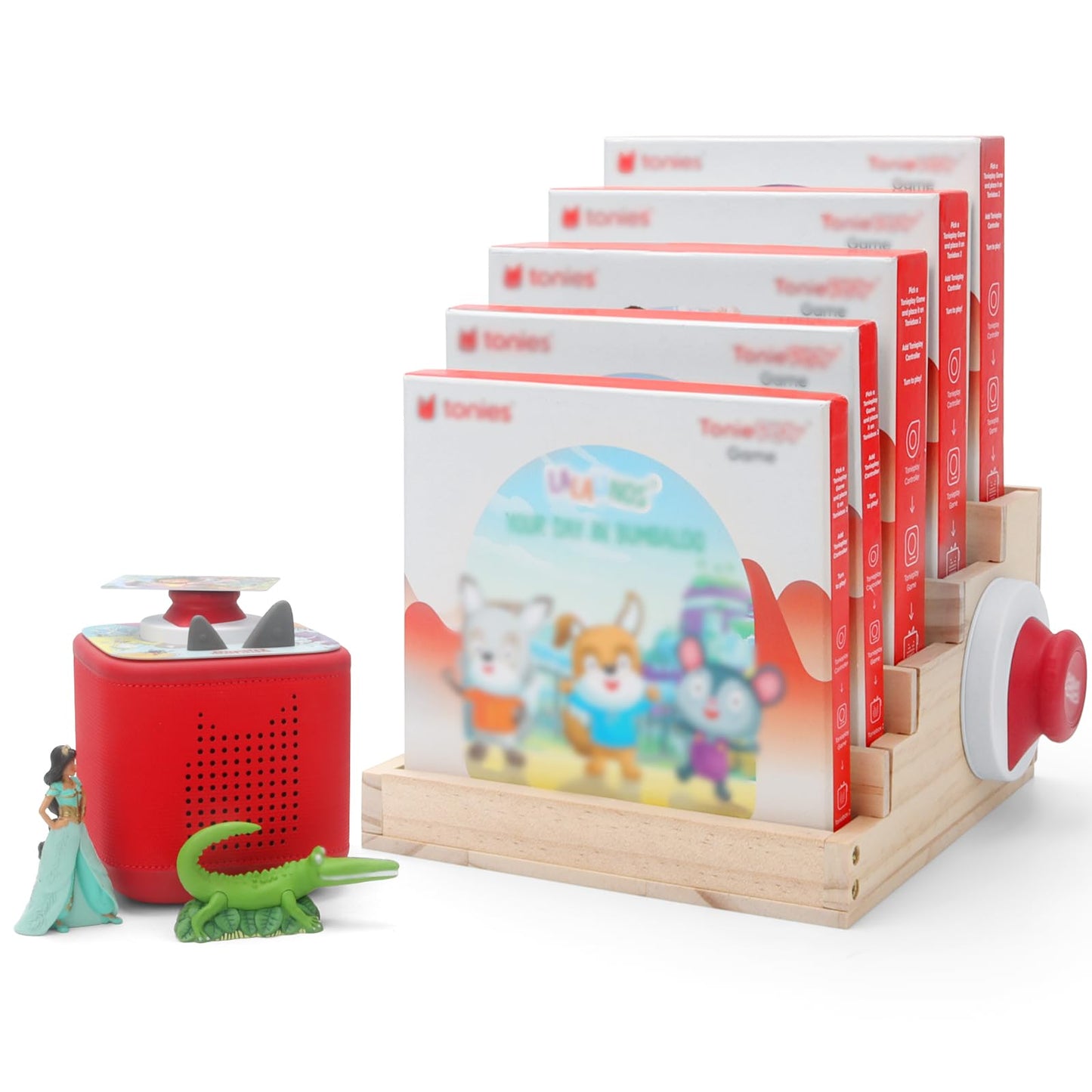 Kompatibel mit Tonies Holz-Organizer – Magnethalter für Game Controller & Spielfiguren