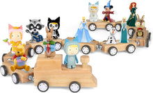 Kompatibel mit Tonies Holz-Miniaturzug-Regal – Fasst 10–15 Figuren