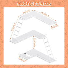Kompatibel mit Tonies Magnetleiter-Regal – 90° Ecke, Wandmontage, fasst 30–40 Figuren (Eisen)