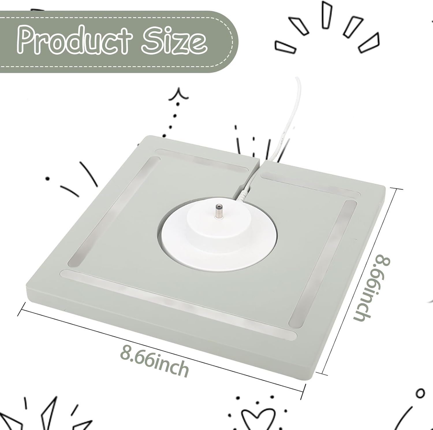 for Tonie Shelf, Tonies Storage for Toniebox 2/ Toniebox 1 Tonie Figures Creative Tonies Magnetic Shelf for,Tonie Box Player 10-30 Characters (Grey)