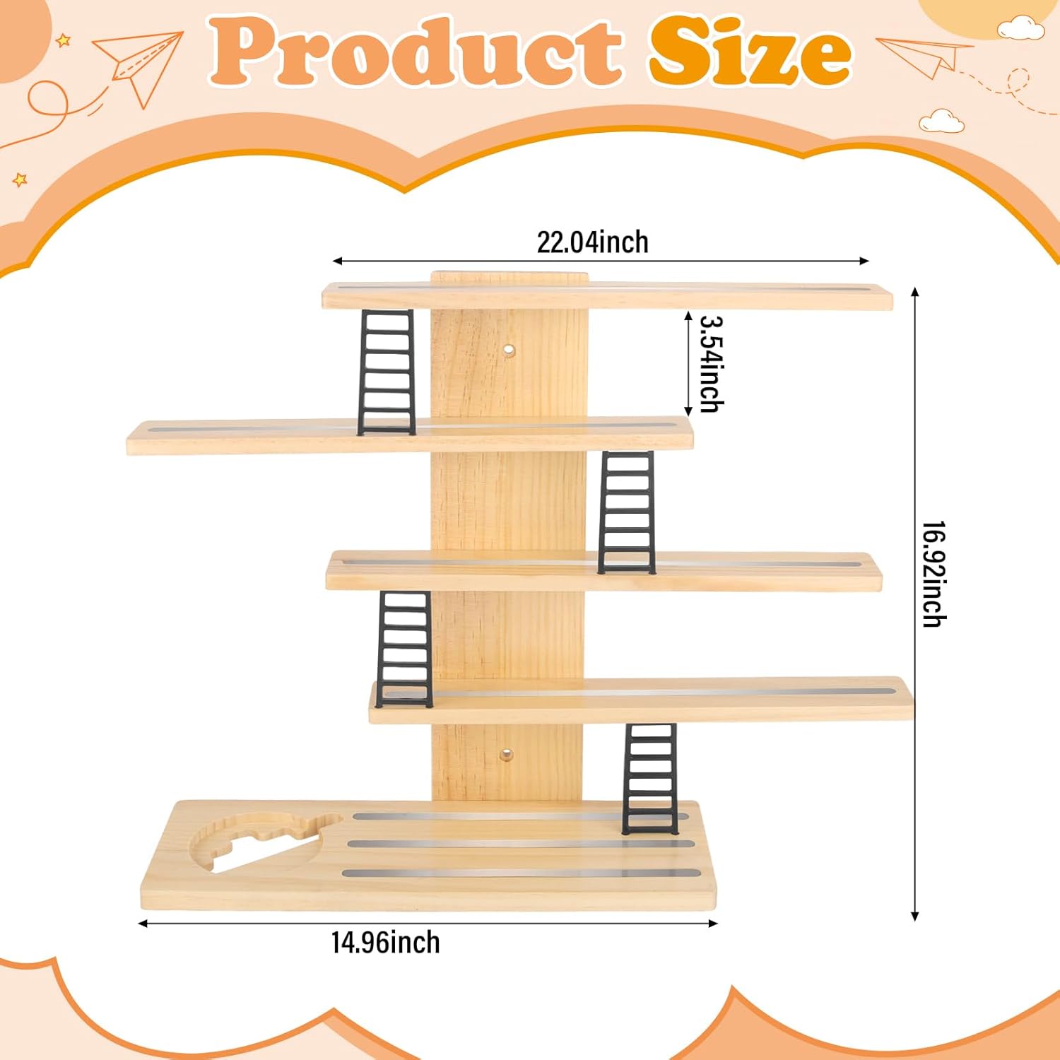 for Tonie Box Shelf,Tonies Storage for Creative Tonies Magnetic Wall Shelf for Toniebox Tonie Figures,15-40 Characters,Wooden Hanging Shelf for Kids