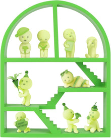 Ausstellungsregal für Smiski Mini Figuren – Im Dunkeln leuchtender Organizer-Ständer