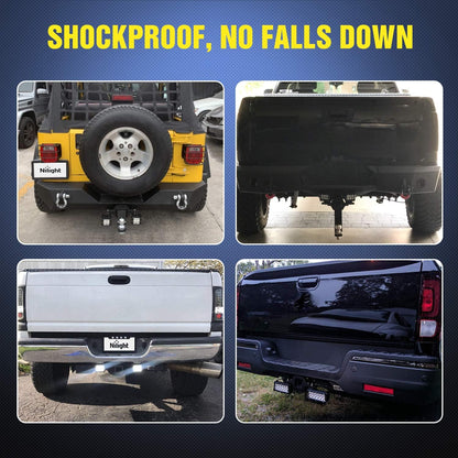 (🎁Last Day 49% OFF)2pcs 4 Inch 60W LED Pods with Tow Hitch Mounting Brackets