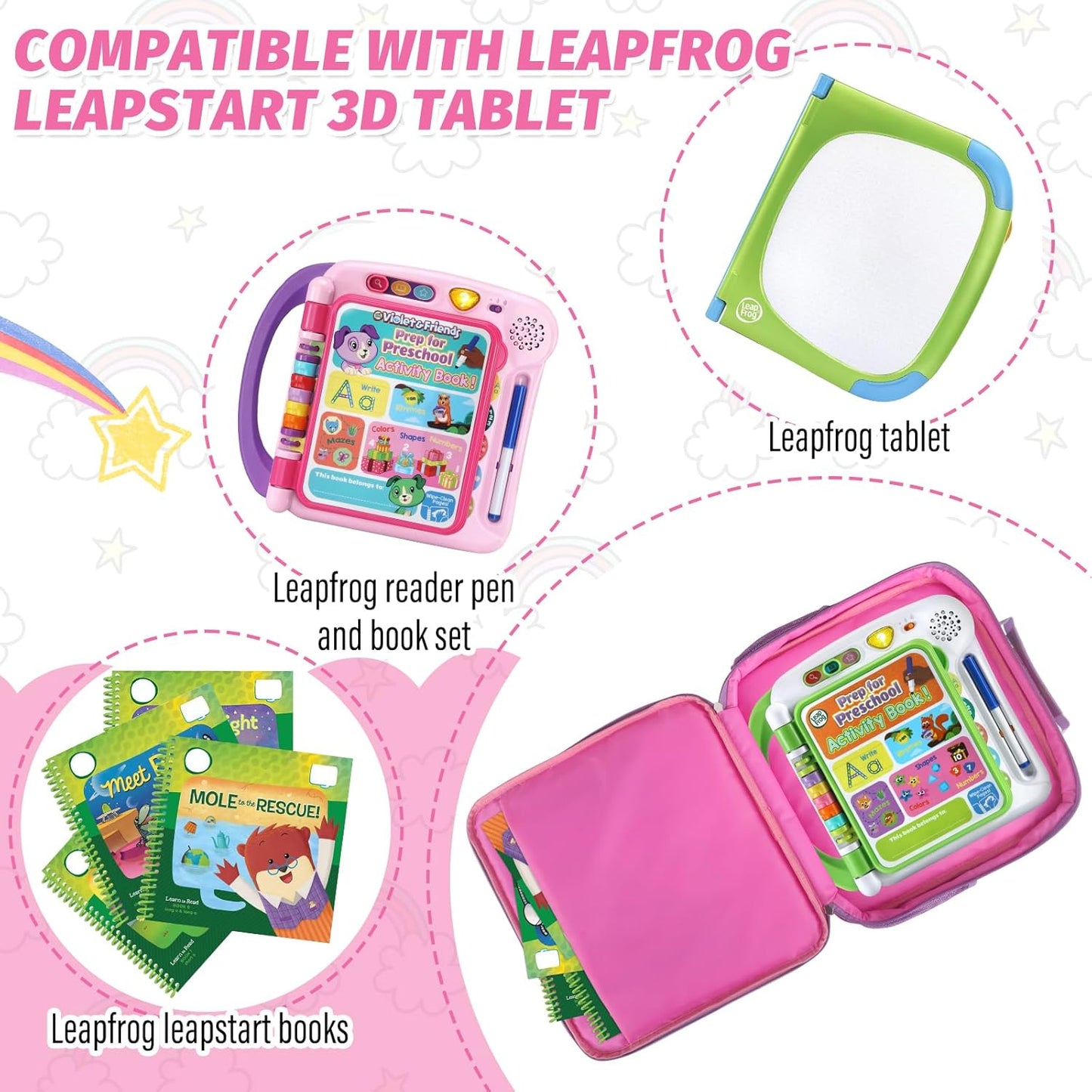 Reisetasche für Leapfrog LeapStart 3D – Passend für Bücher & Lernsystem