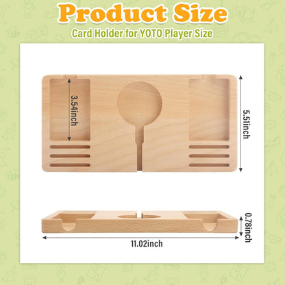 Kartenhalter kompatibel mit Yoto Player – 8 Steckplätze für Yoto-Karten
