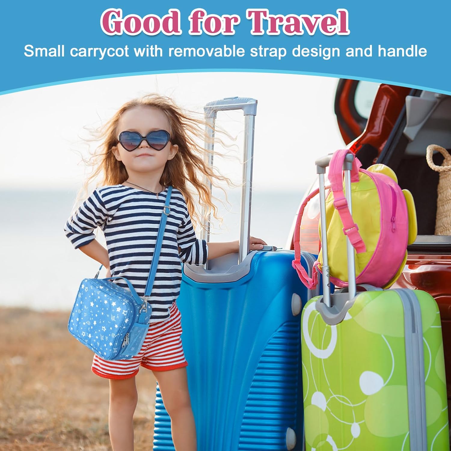 Carrying Case for Fisher-Price Musical Toy and Baby DJ Table,Portable Storage Bag with Handle for Kids Music (Blue)