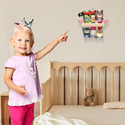 Stern Magnetisches Präsentationsregal Kompatibel mit Tonies – Wandmontage, Passend für Audio Player Starter-Set