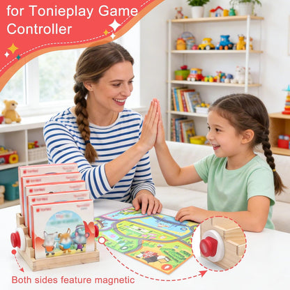 Kompatibel mit Tonies Holz-Organizer – Magnethalter für Game Controller & Spielfiguren