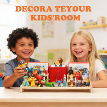 Magnetisches Regal, kompatibel mit Tonies – Fasst über 30 Figuren | Hörstation für Audioplayer 1 & 2