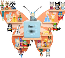 Kompatibel mit Tonies Holz-Schmetterlingsregal – Wandmontage, fasst 30–40 Figuren