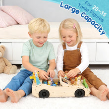 Kompatibel mit Tonies Holz-Magnet-Sportwagen-Regal – Aufbewahrungs- & Spielanhänger