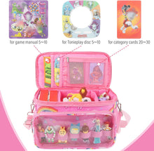 Kompatibel mit Tonies Tragetasche – Schutzhülle mit verstellbaren Trennwänden, Pink