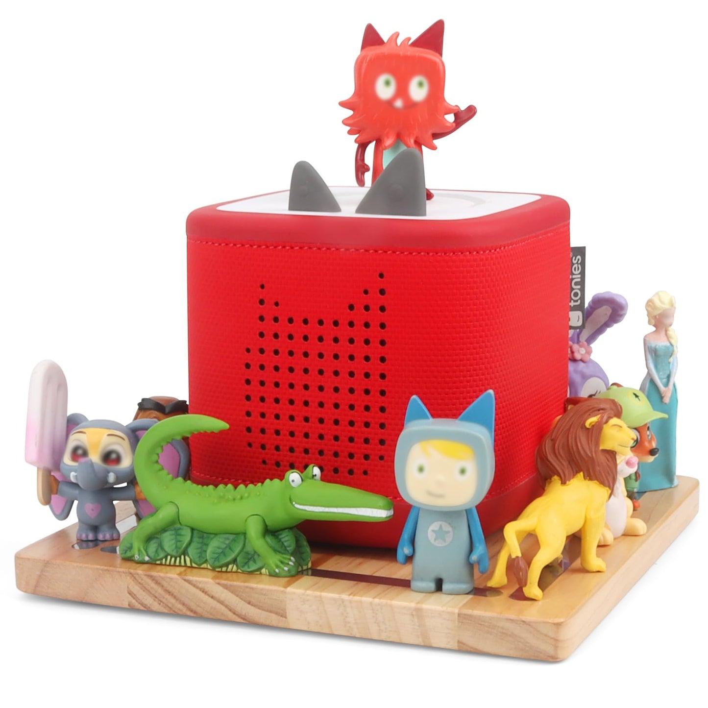 Magnetisches Regal kompatibel mit Tonies – Rosa | Hält 10–30 Figuren, passend für Audio Player 1 & 2