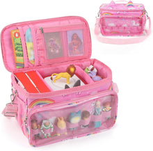 Kompatibel mit Tonies Tragetasche – Schutzhülle mit verstellbaren Trennwänden, Pink