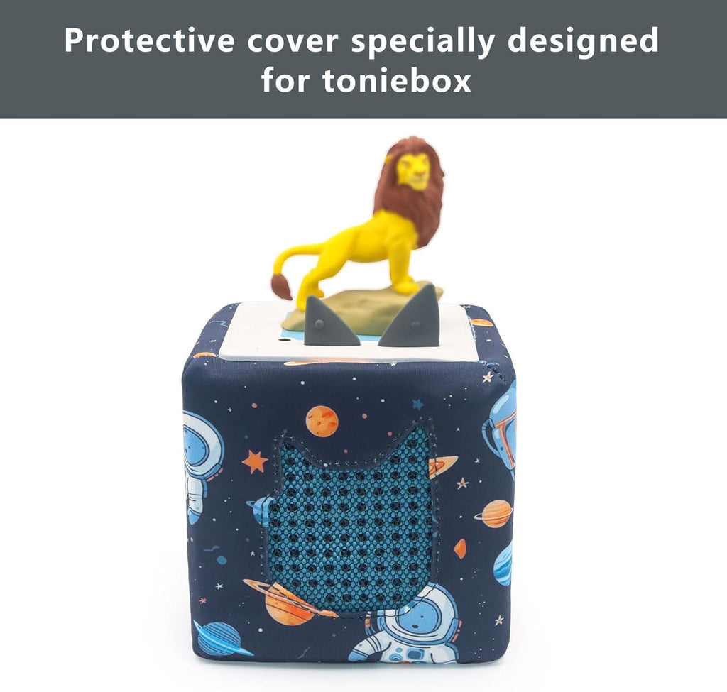Protective Cover for Toniebox Sleeve,Replaceable Case for Tonies Toniebox,Drop-Proof and Dust-Proof, Gift for Kids,Storage Bag for Tonie Box Tonies Accessories (Starry Sky)