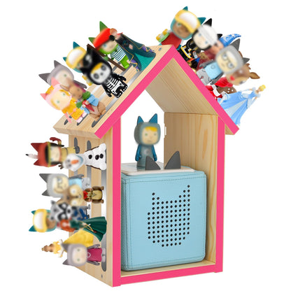 Hölzernes magnetisches Regal für Tonies – Natur | Passend für Hörfiguren-Player 1 & 2