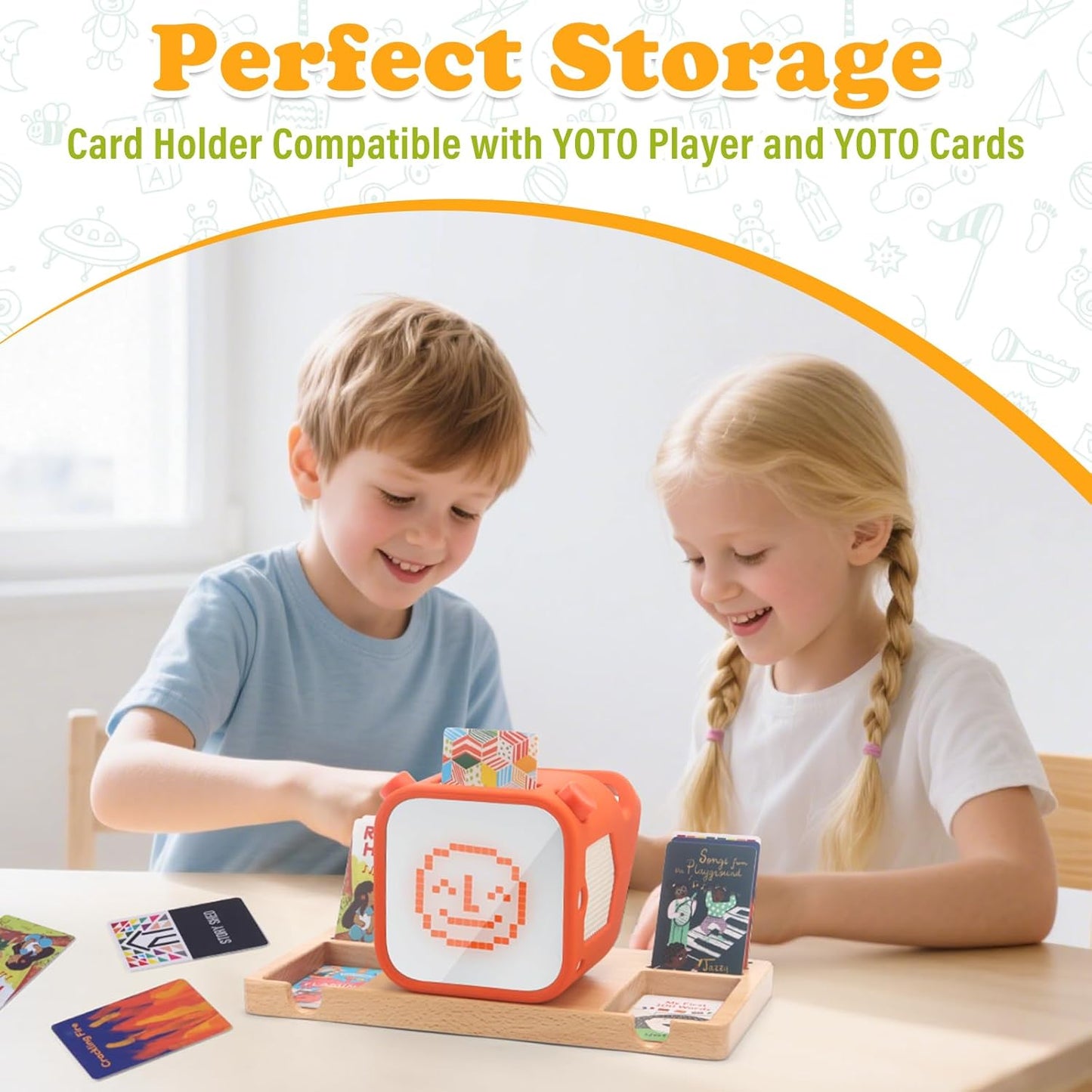 Kartenhalter kompatibel mit Yoto Player – 8 Steckplätze für Yoto-Karten