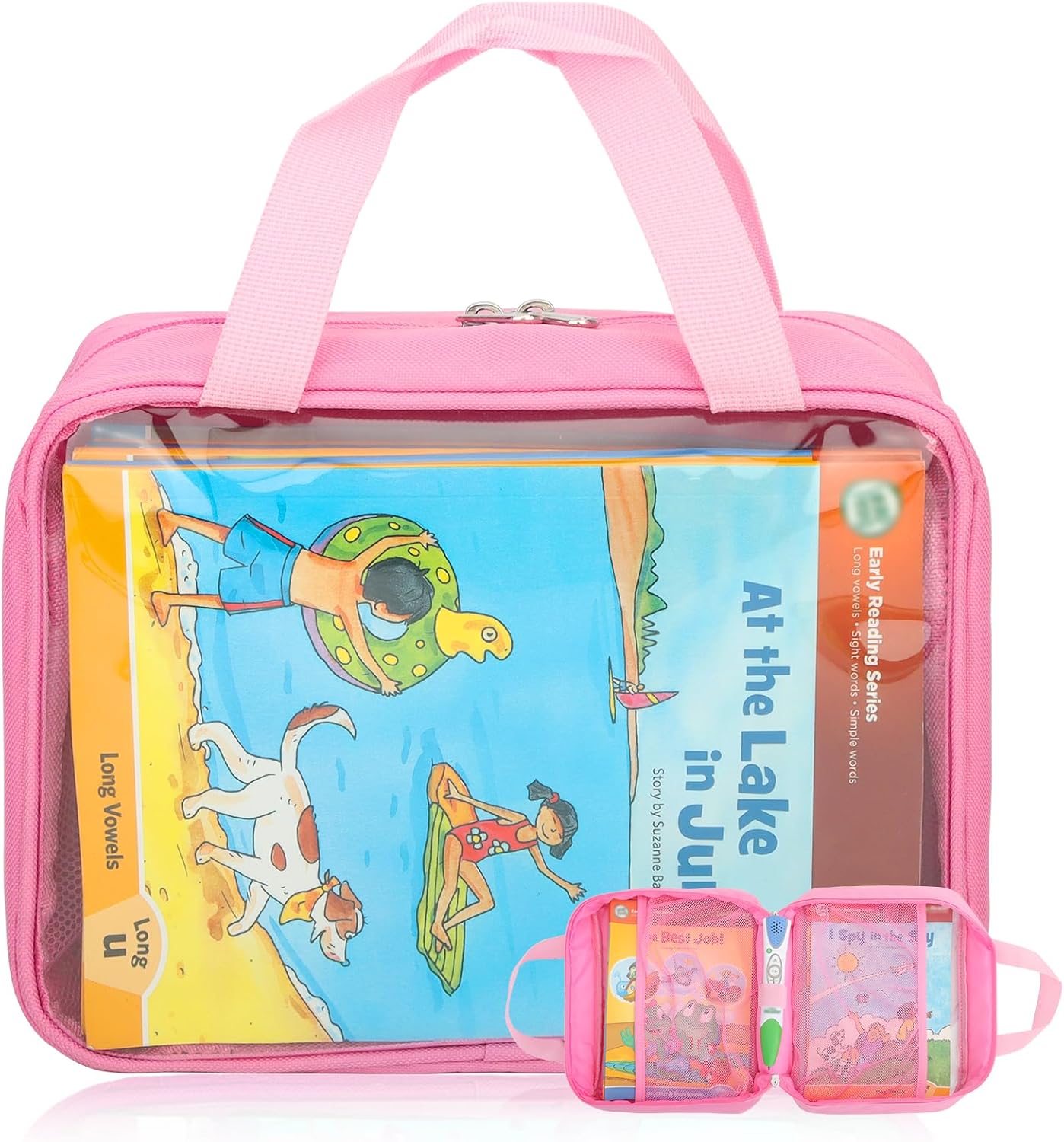 Carrying Case for Leapfrog LeapReader Reading and Writing System Leapfrog LeapReader,Portable Storage Bag with Handle(Blue)