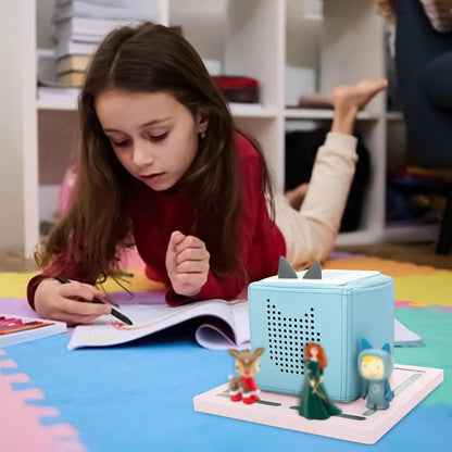 Magnetisches Regal kompatibel mit Tonies – Rosa | Hält 10–30 Figuren, passend für Audio Player 1 & 2