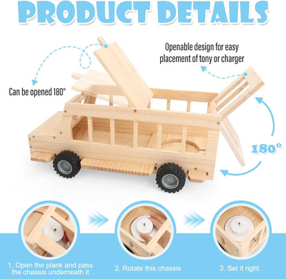 Regal kompatibel mit Tonies mit selbstklebenden Metallplättchen – fasst 35 Figuren