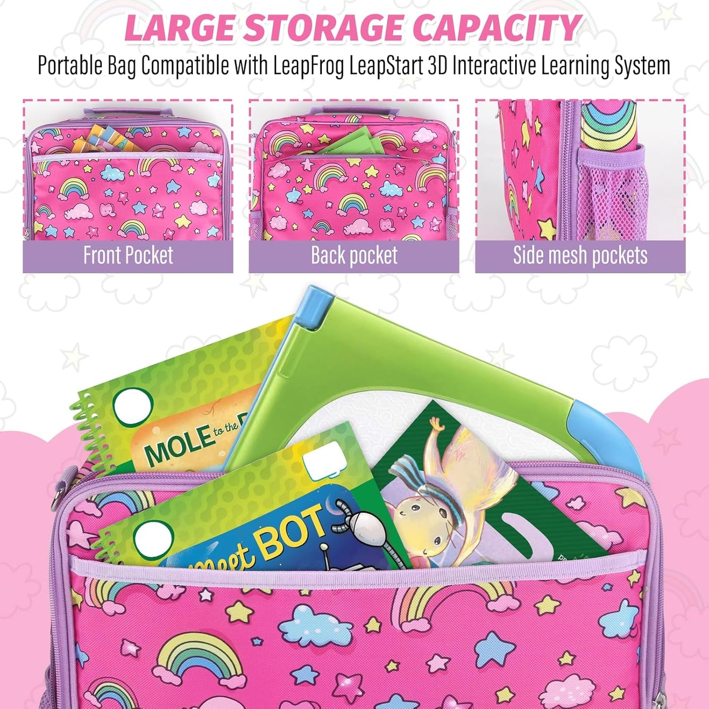 Reisetasche für Leapfrog LeapStart 3D – Passend für Bücher & Lernsystem