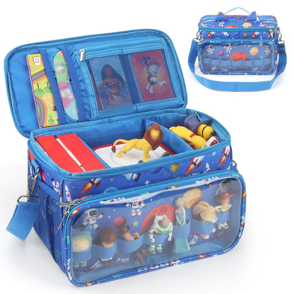 Kompatibel mit Tonies Tragetasche – Schutzhülle mit verstellbaren Trennwänden, Pink