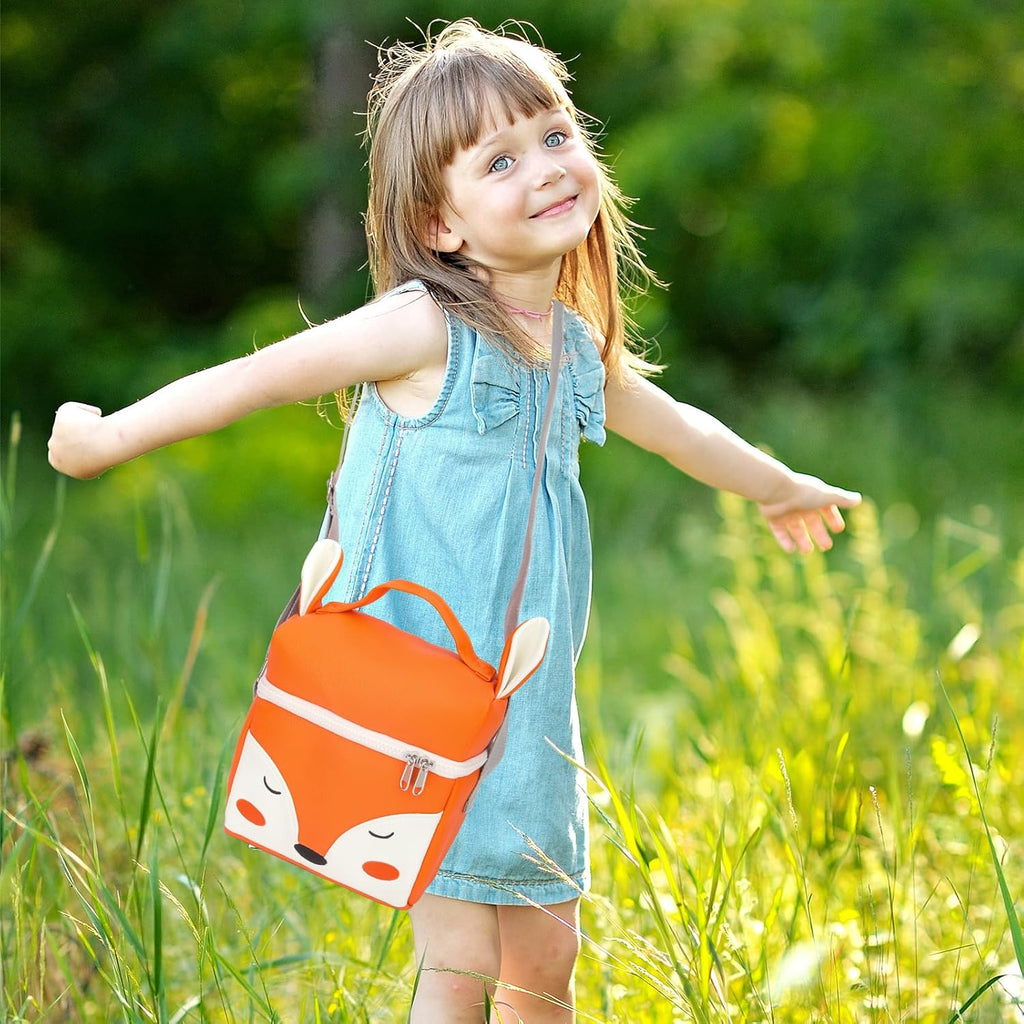 Carrying Case Compatible with Toniebox 2/1,Tonie Figures,Tonie Characters, Tonies Storage and Organizer with Shoulder Strap,Tonies Box Starter Set,Tonies Headphones,Charging Station Bag(Orange)