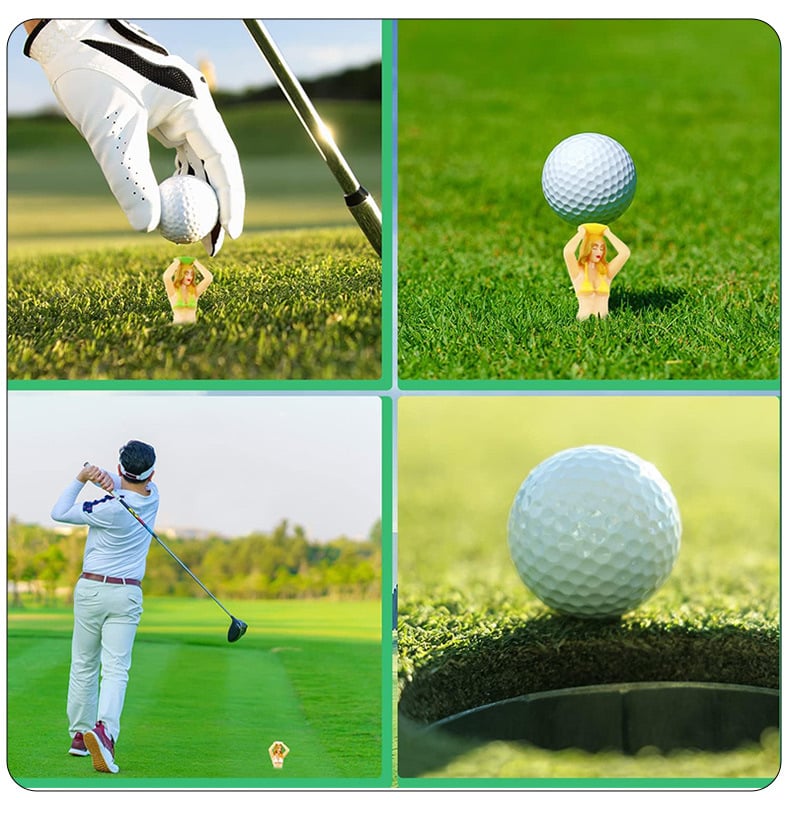 (🎁Last Day 49% OFF)6PCS Funny Golf Tees, Mixed color