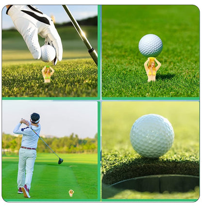 (🎁Last Day 49% OFF)6PCS Funny Golf Tees, Mixed color