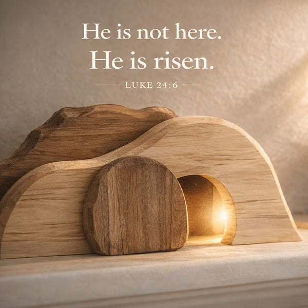 (🎁Last Day 49% OFF)✝️The Wooden Resurrection Cross & Empty Tomb That Reminds Your Family What Easter Is Really About