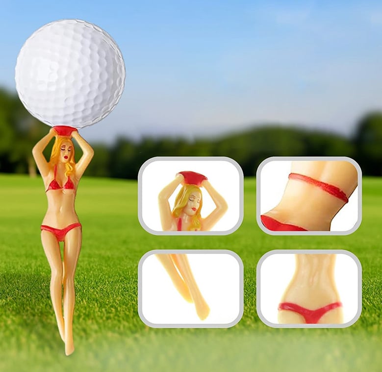 (🎁Last Day 49% OFF)6PCS Funny Golf Tees, Mixed color